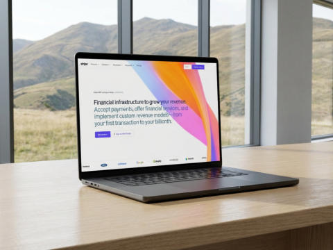 AI-generated website mockup